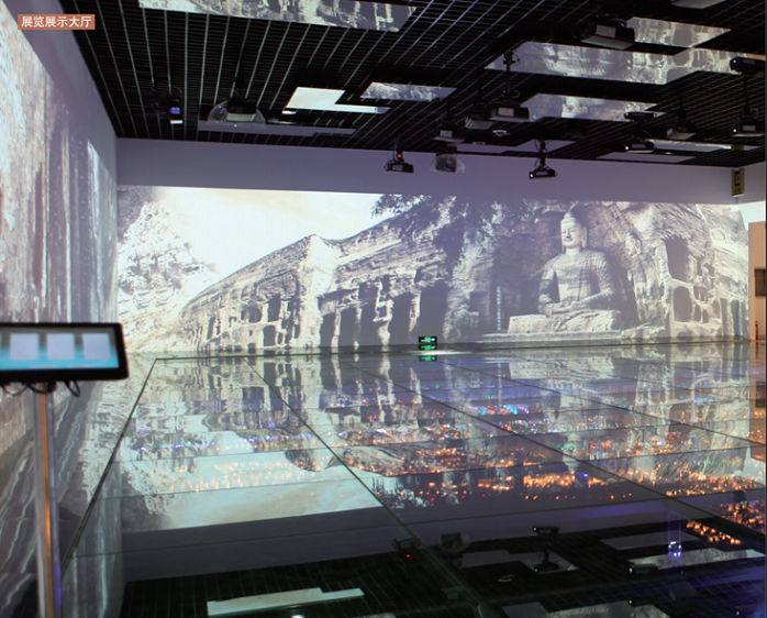 城市规划展览馆应用多墙面大屏投影融合系统